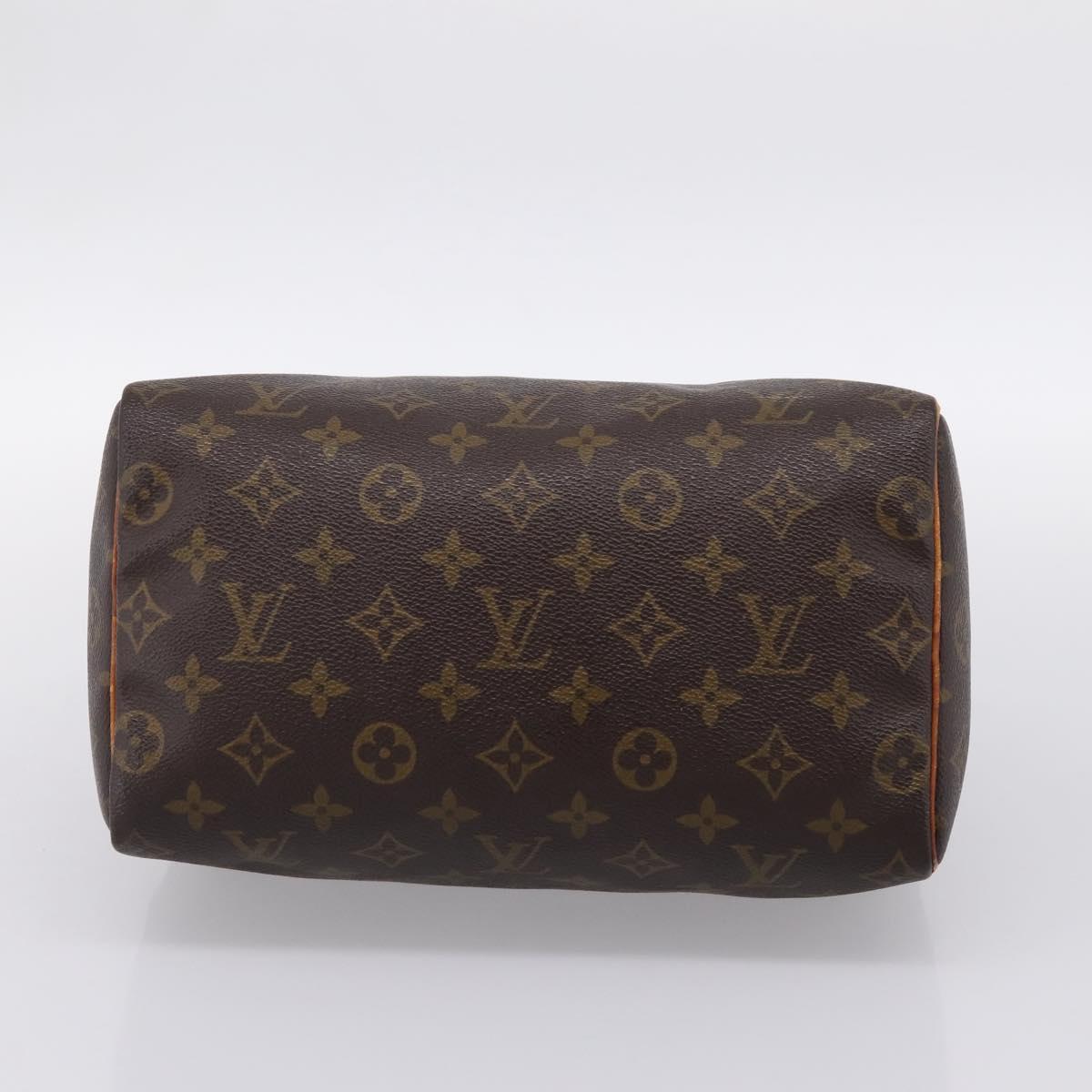 LOUIS VUITTON Monogram Speedy 25 Hand Bag M41528 LV Auth 198256