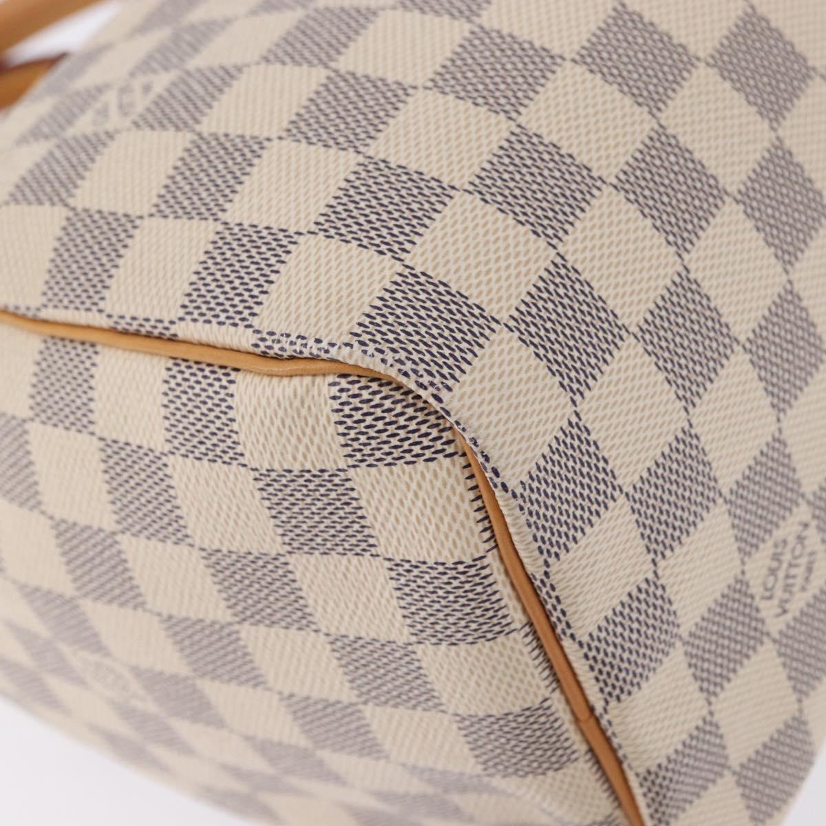 LOUIS VUITTON Damier Azur Speedy 25 Hand Bag N41534 LV Auth 198278SAV