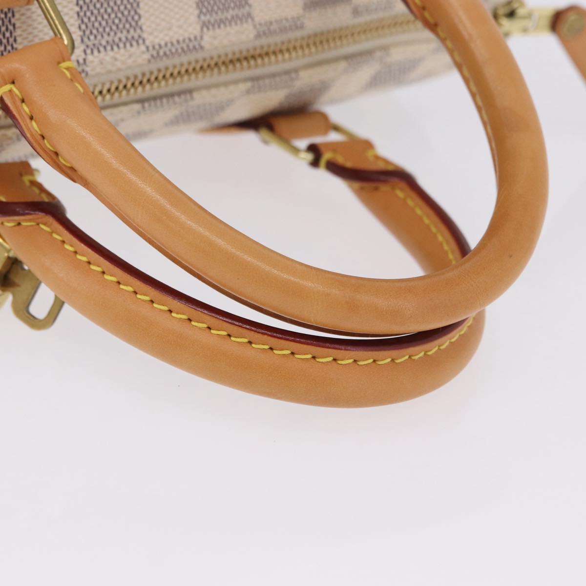 LOUIS VUITTON Damier Azur Speedy 25 Hand Bag N41534 LV Auth 198278SAV