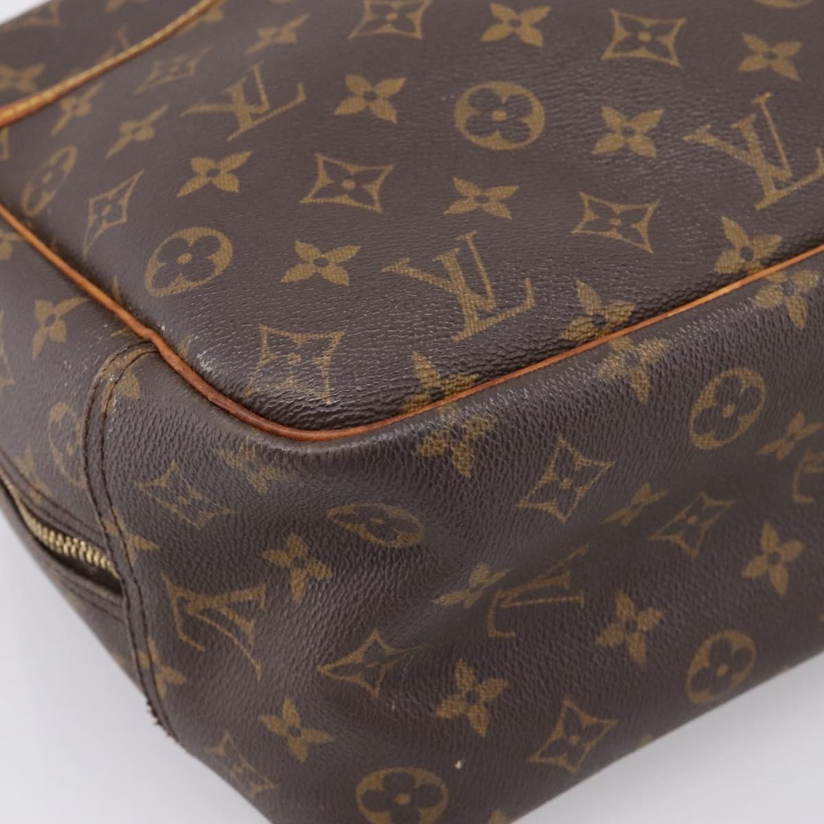 LOUIS VUITTON Monogram Deauville Hand Bag M47270 LV Auth 198281