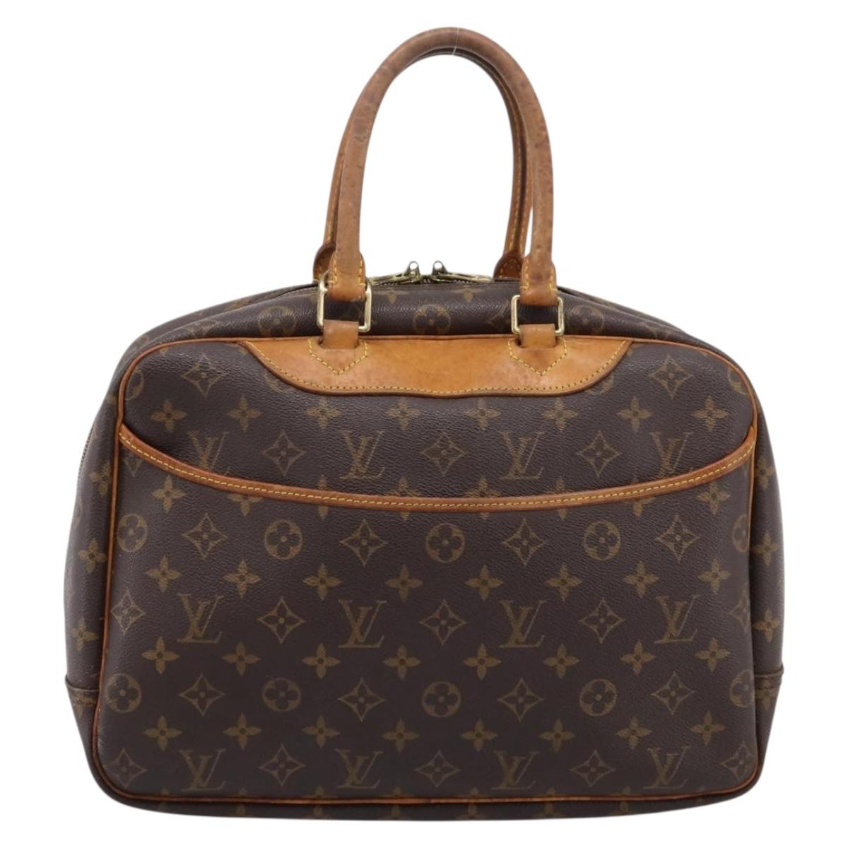LOUIS VUITTON Monogram Deauville Hand Bag M47270 LV Auth 198281