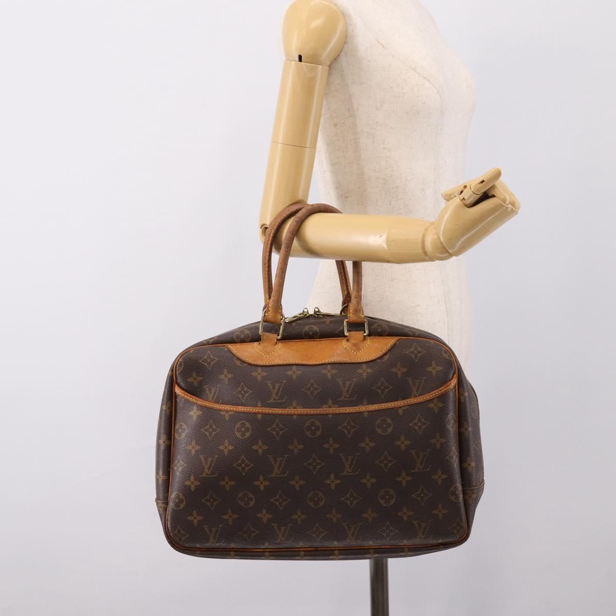 LOUIS VUITTON Monogram Deauville Hand Bag M47270 LV Auth 198281