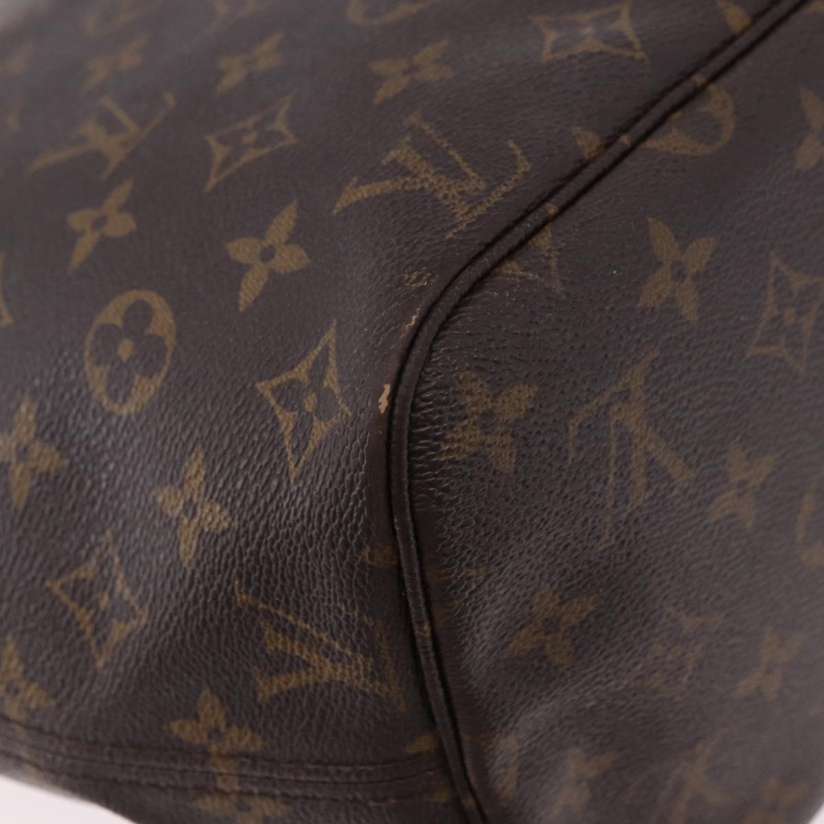 LOUIS VUITTON Monogram Neverfull MM Tote Bag M40156 LV Auth 198282