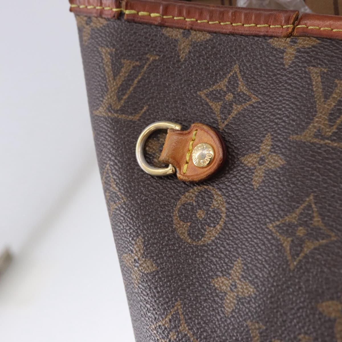 LOUIS VUITTON Monogram Neverfull MM Tote Bag M40156 LV Auth 198282