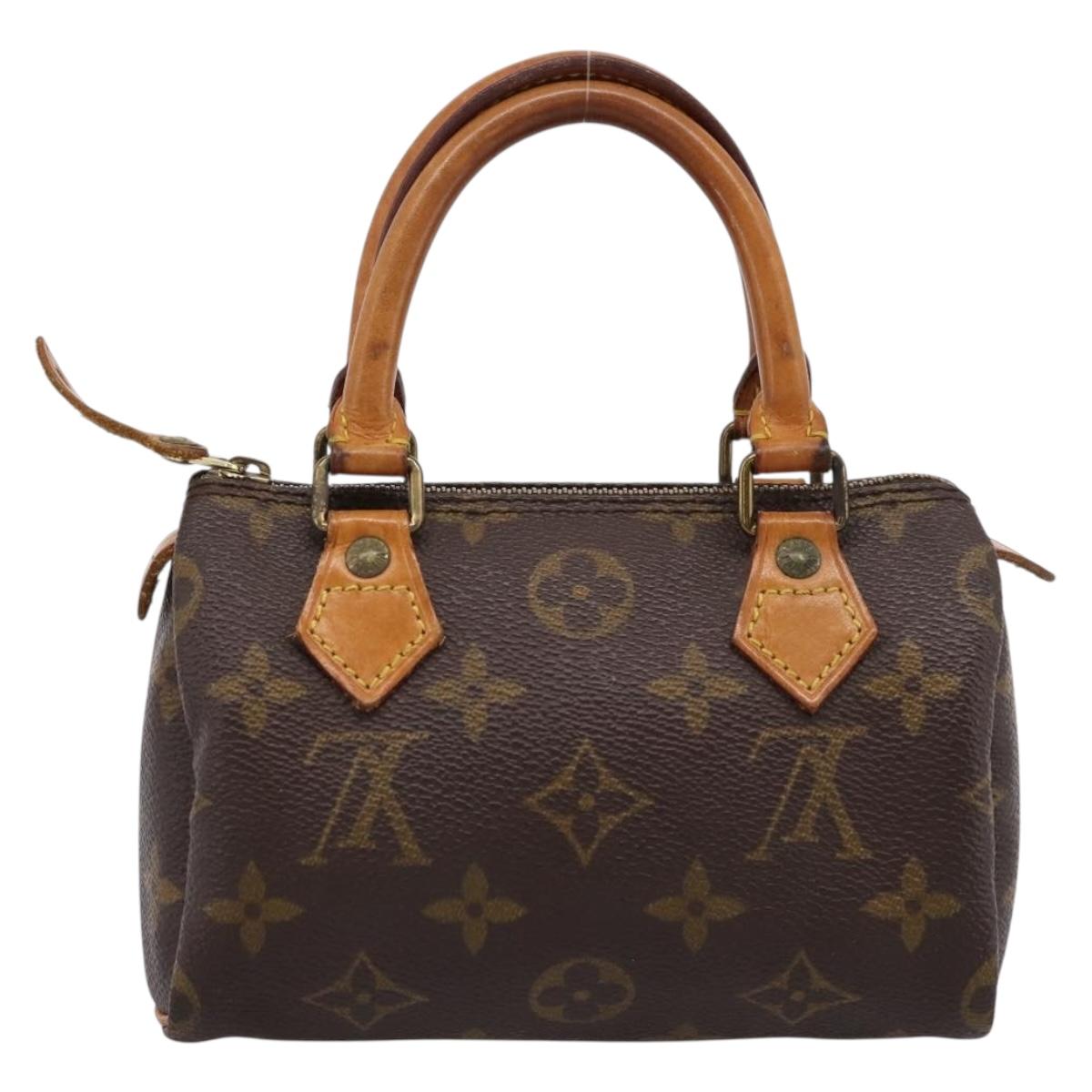 LOUIS VUITTON Monogram Mini Speedy Hand Bag M41534 LV Auth 198293