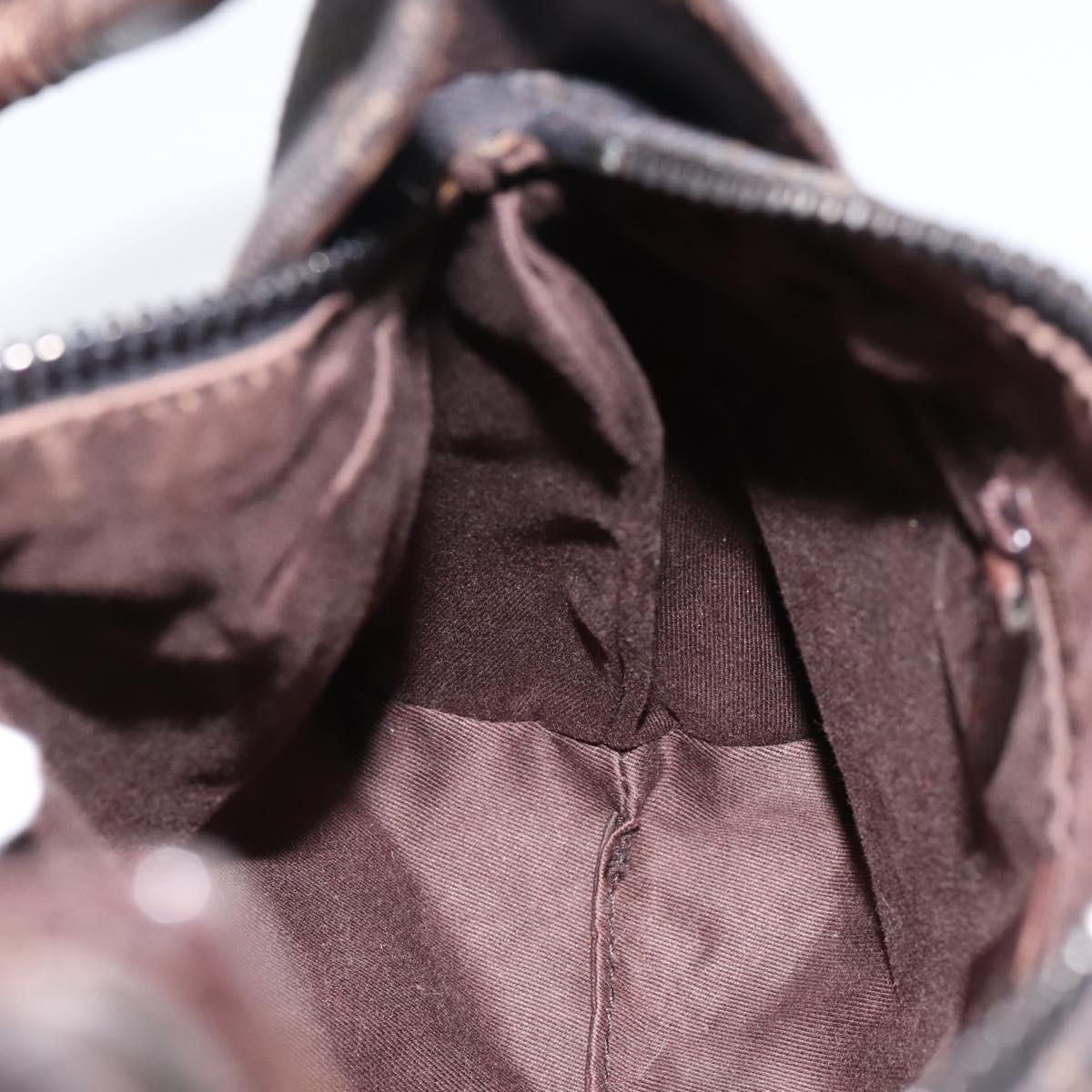 GUCCI GG Canvas Hand Bag Brown 101333 Auth 198296A