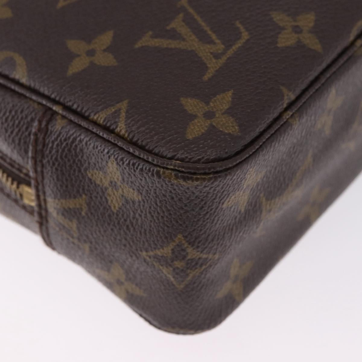 LOUIS VUITTON Monogram Trousse Toilette 23 Clutch Bag M47524 LV Auth 198298V