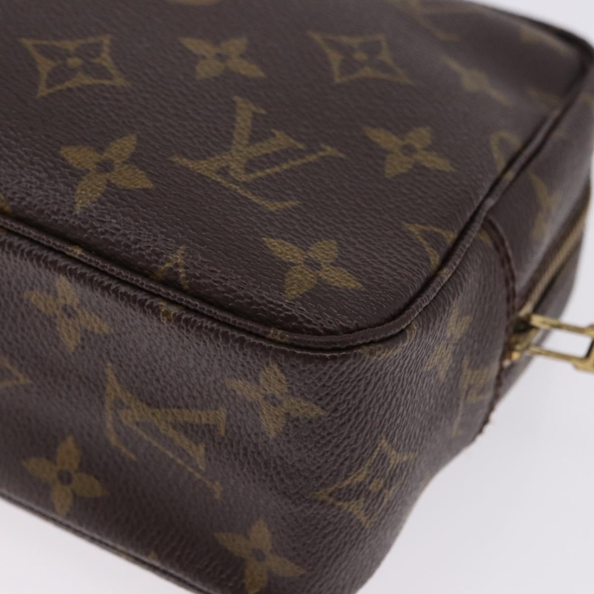 LOUIS VUITTON Monogram Trousse Toilette 23 Clutch Bag M47524 LV Auth 198298V