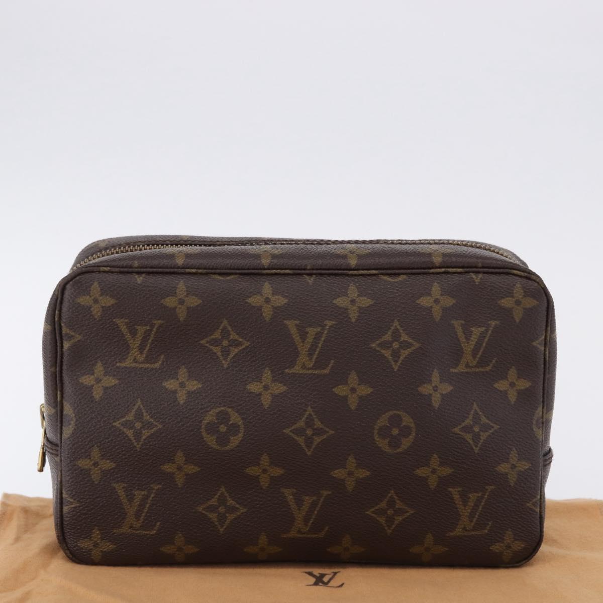 LOUIS VUITTON Monogram Trousse Toilette 23 Clutch Bag M47524 LV Auth 198298V