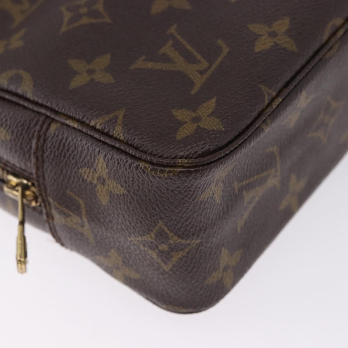 LOUIS VUITTON Monogram Trousse Toilette 23 Clutch Bag M47524 LV Auth 198298V