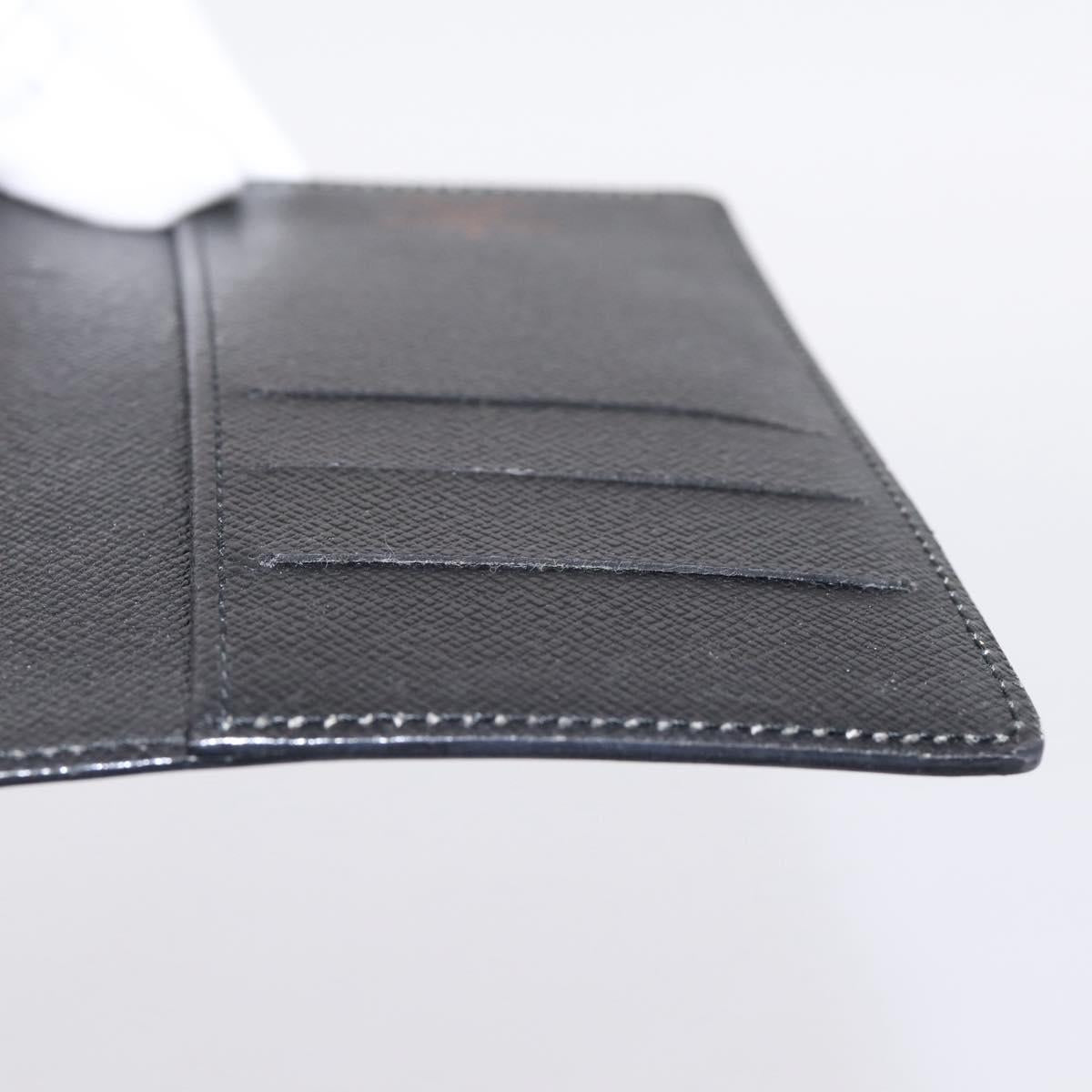 LOUIS VUITTON Epi Agenda PM Day Planner Cover Black R20092 LV Auth 198303