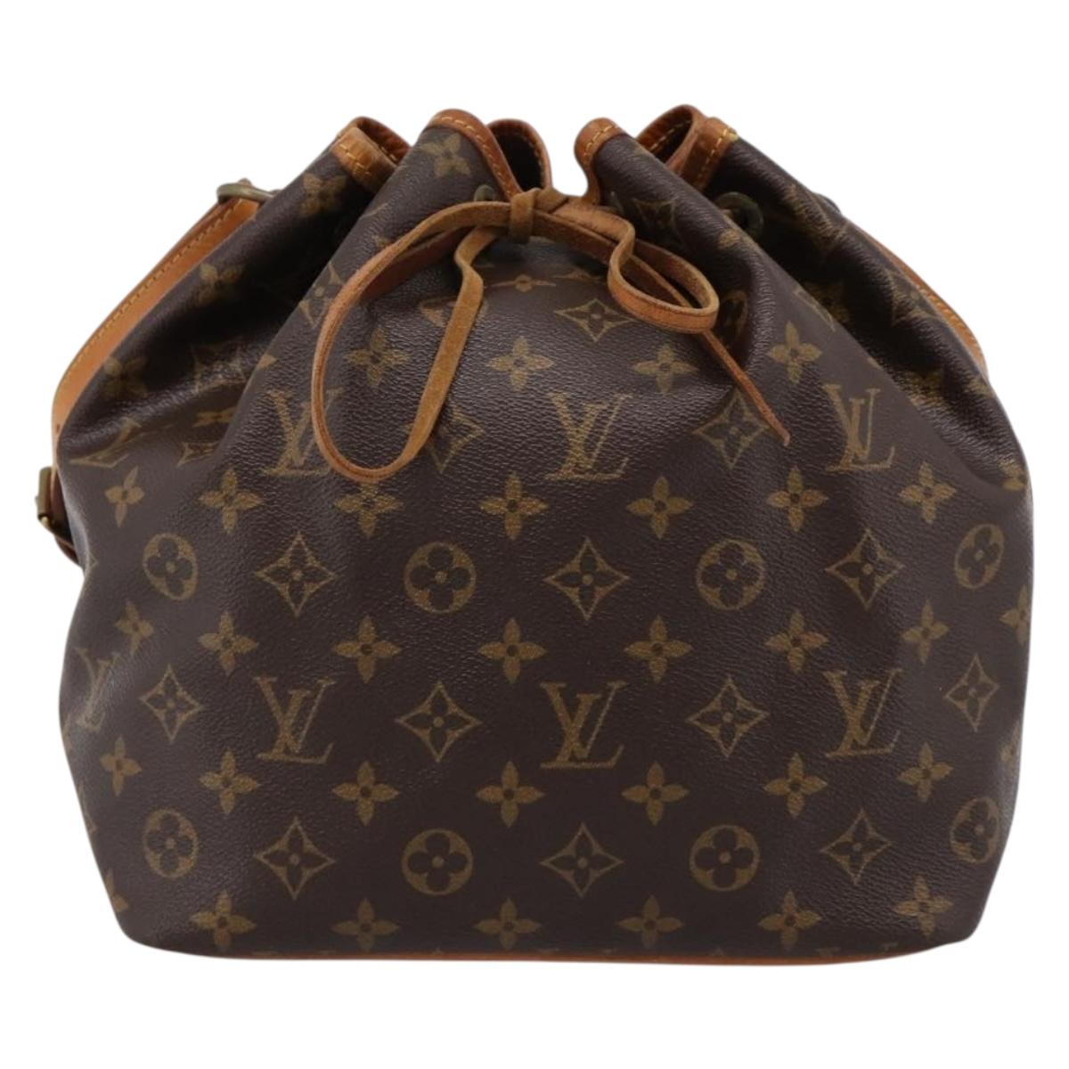 LOUIS VUITTON Monogram Petit Noe Shoulder Bag M42226 LV Auth 198307A