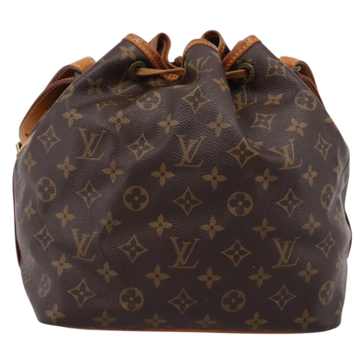 LOUIS VUITTON Monogram Petit Noe Shoulder Bag M42226 LV Auth 198307A