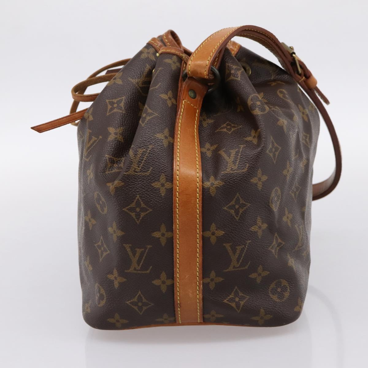 LOUIS VUITTON Monogram Petit Noe Shoulder Bag M42226 LV Auth 198307A
