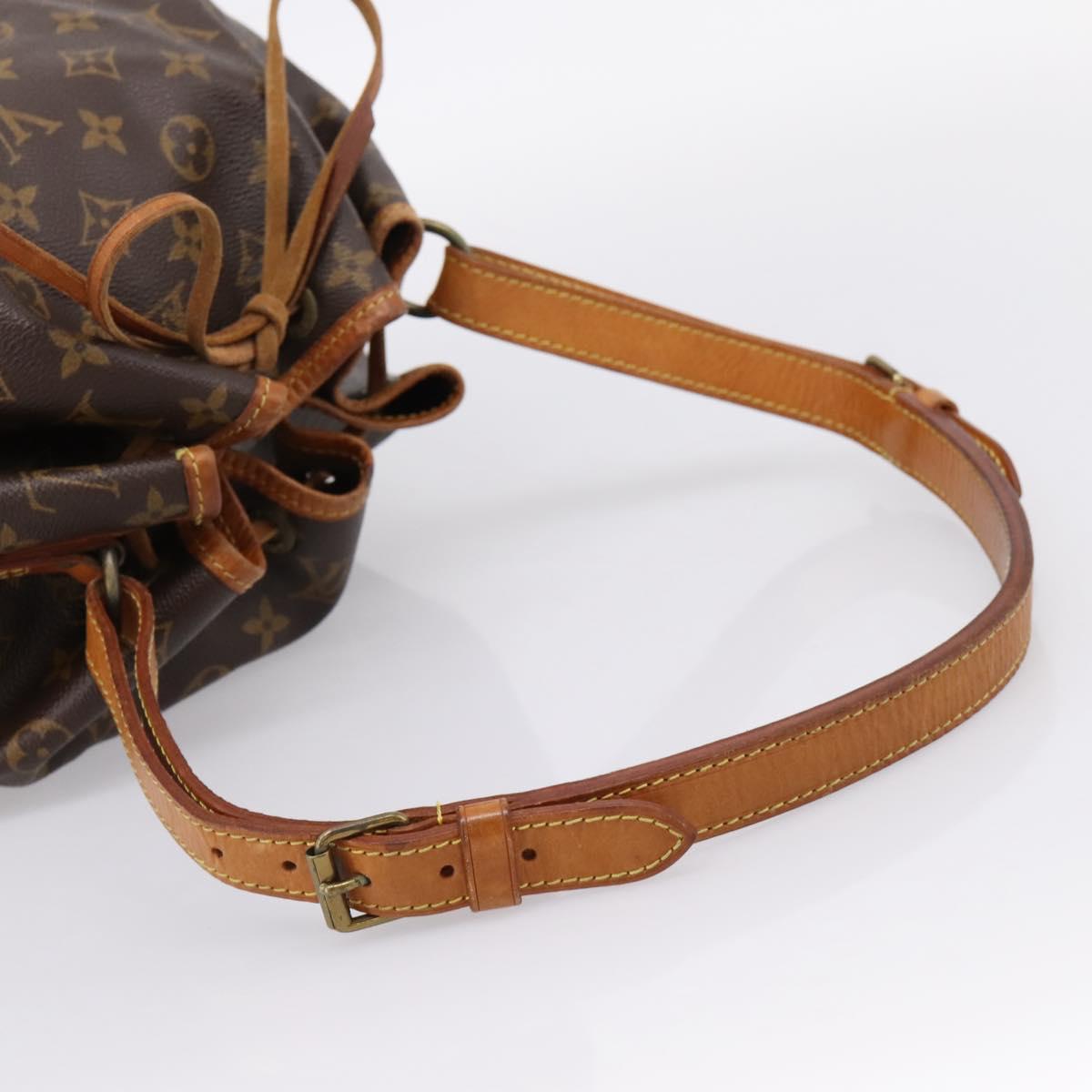 LOUIS VUITTON Monogram Petit Noe Shoulder Bag M42226 LV Auth 198307A