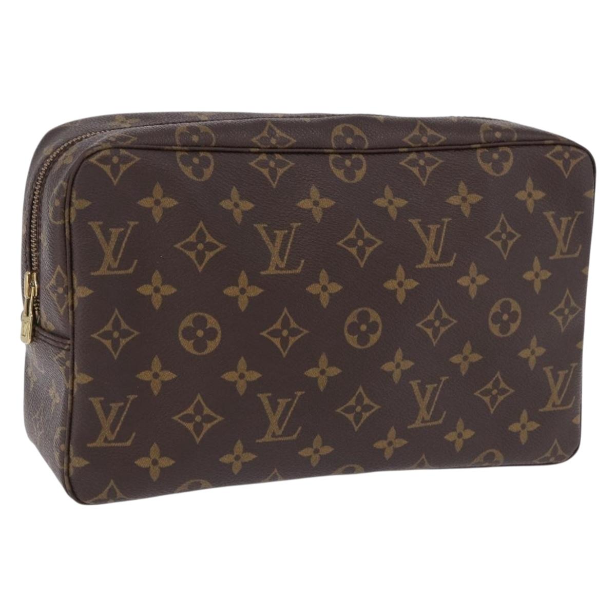 LOUIS VUITTON Monogram Trousse Toilette 28 Clutch Bag M47522 LV Auth 198308V