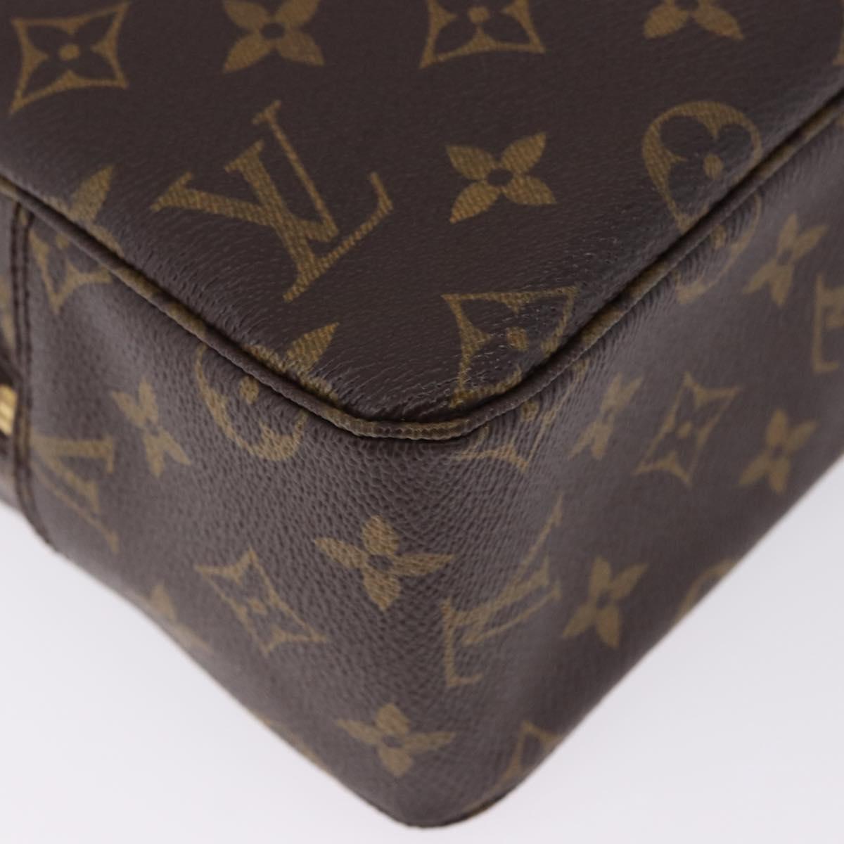 LOUIS VUITTON Monogram Trousse Toilette 28 Clutch Bag M47522 LV Auth 198308V