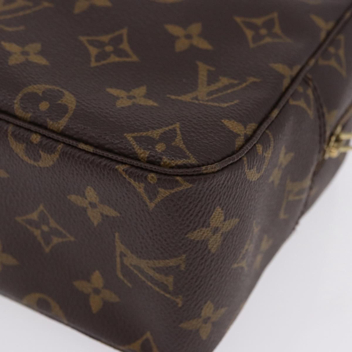 LOUIS VUITTON Monogram Trousse Toilette 28 Clutch Bag M47522 LV Auth 198308V