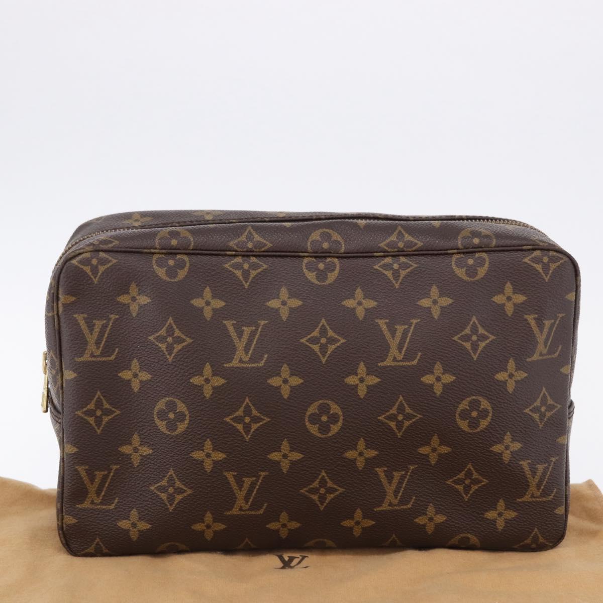 LOUIS VUITTON Monogram Trousse Toilette 28 Clutch Bag M47522 LV Auth 198308V