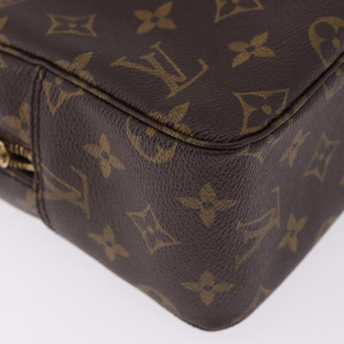 LOUIS VUITTON Monogram Trousse Toilette 28 Clutch Bag M47522 LV Auth 198308V