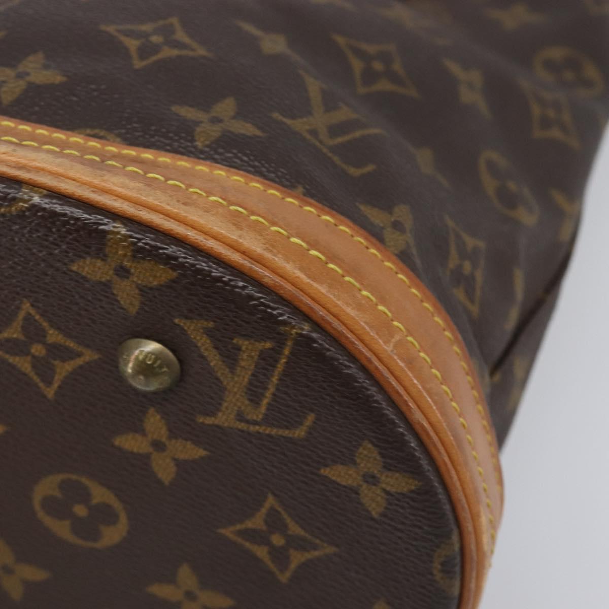 LOUIS VUITTON Monogram Bucket PM Shoulder Bag M42238 LV Auth 198312