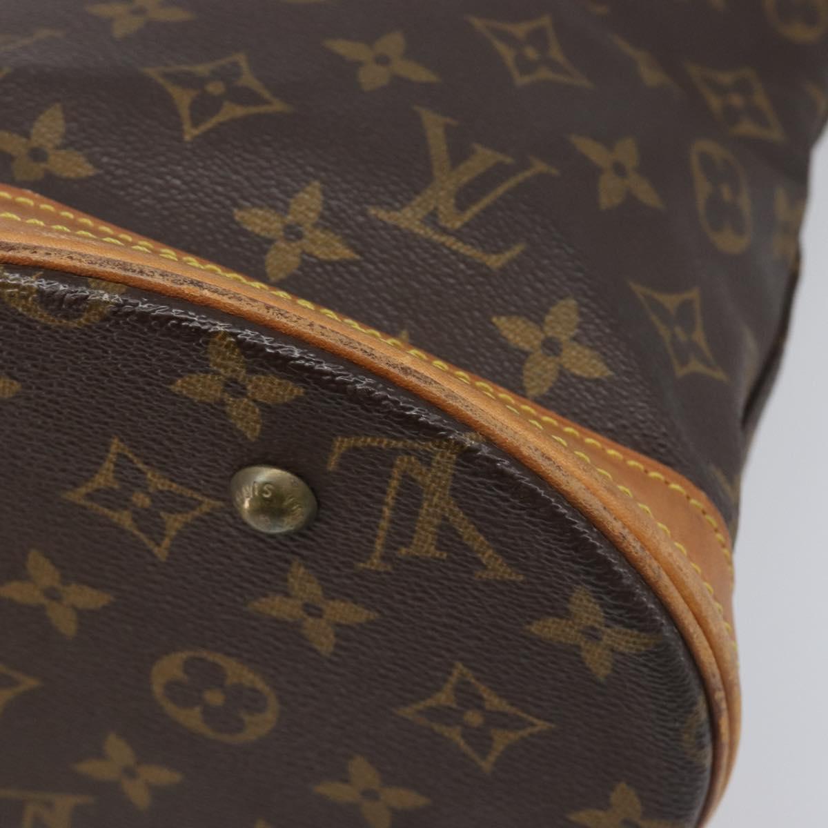 LOUIS VUITTON Monogram Bucket PM Shoulder Bag M42238 LV Auth 198312