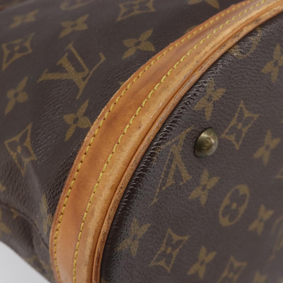 LOUIS VUITTON Monogram Bucket PM Shoulder Bag M42238 LV Auth 198312