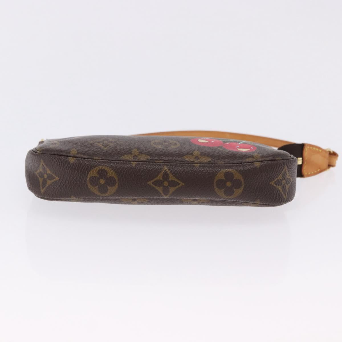 LOUIS VUITTON Monogram Cherry Mini Pochette Accessoires Pouch LV Auth 198316SAV