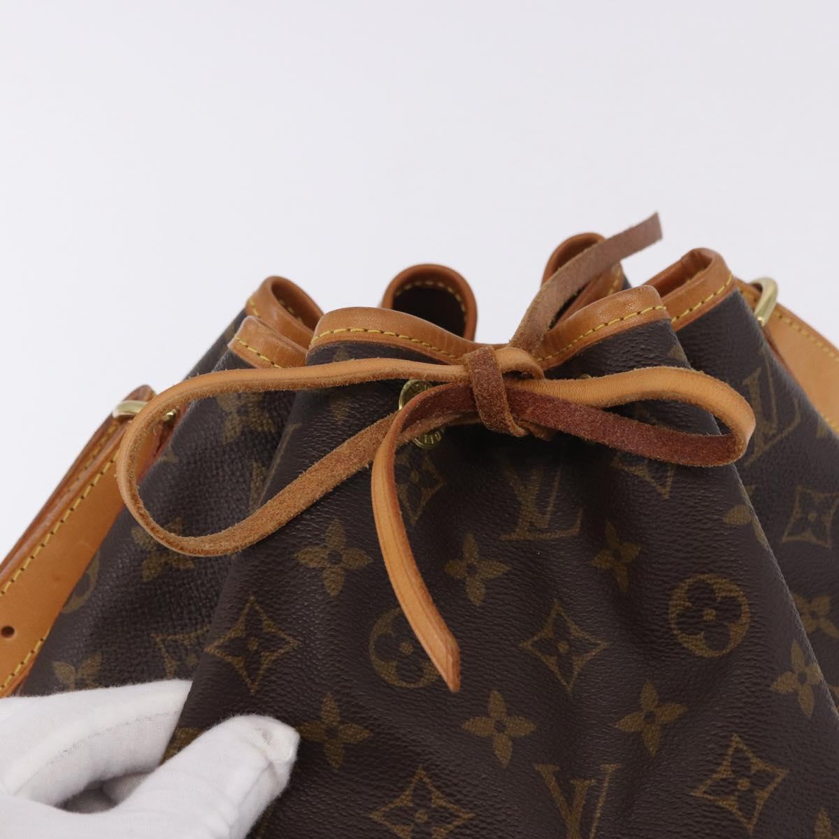 LOUIS VUITTON Monogram Petit Noe Shoulder Bag M42226 LV Auth 198317V