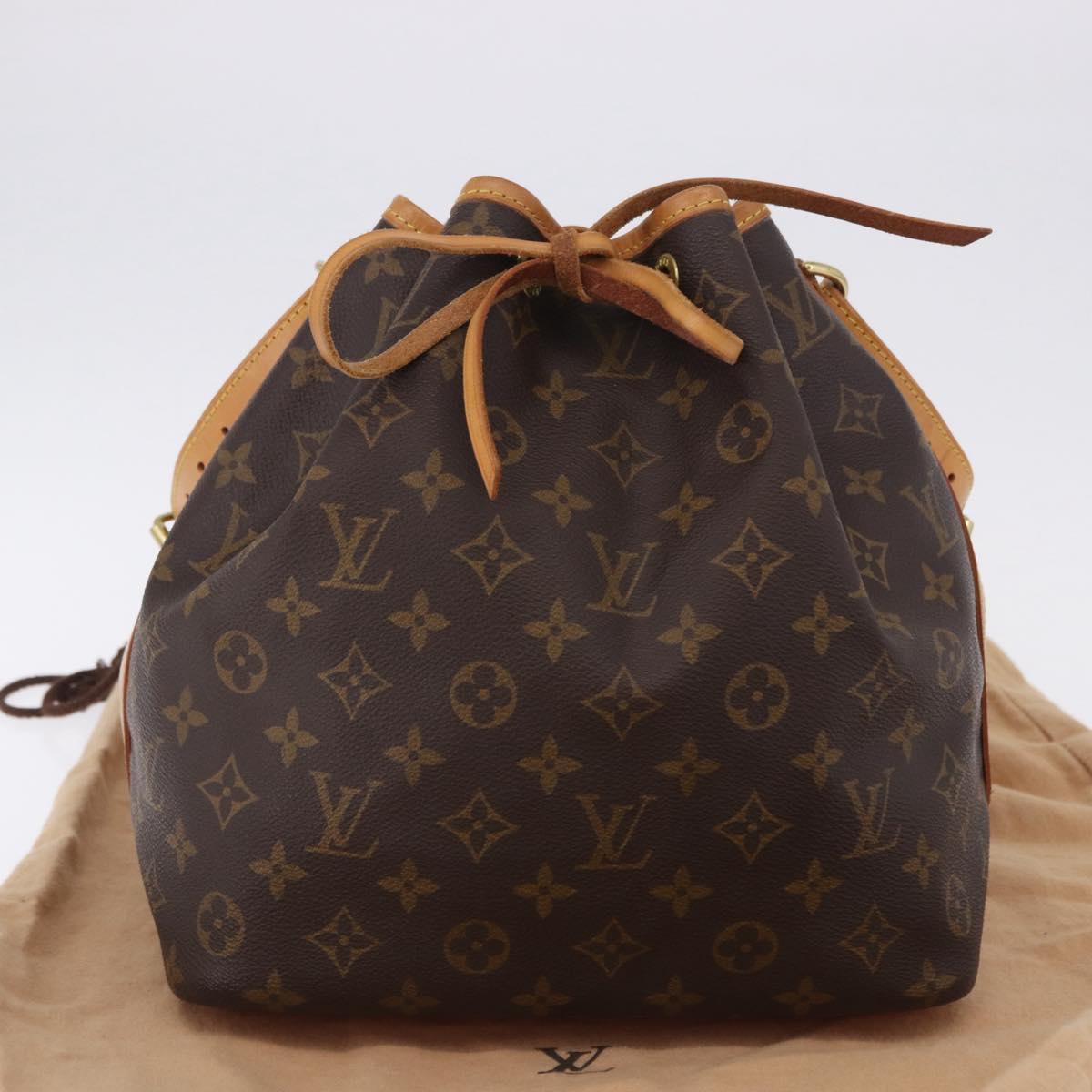 LOUIS VUITTON Monogram Petit Noe Shoulder Bag M42226 LV Auth 198317V
