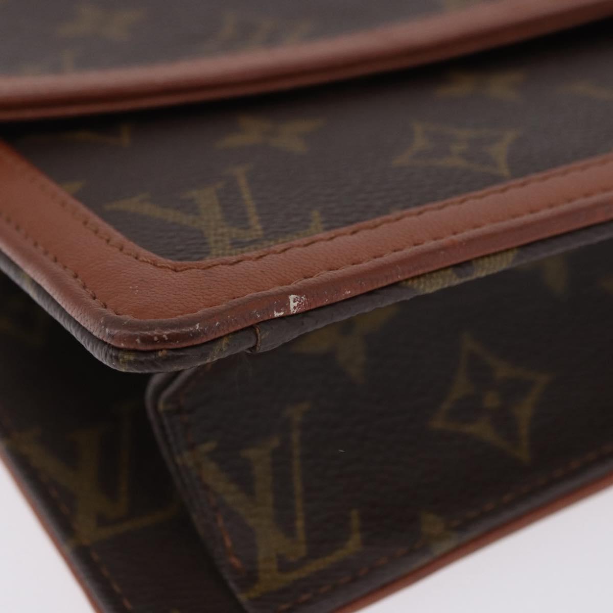 LOUIS VUITTON Monogram Pochette Dam GM Clutch Bag M51810 LV Auth 198319A