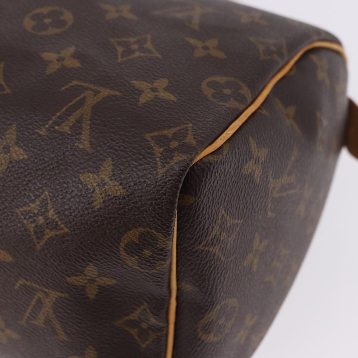 LOUIS VUITTON Monogram Speedy 25 Hand Bag M41528 LV Auth 198320V