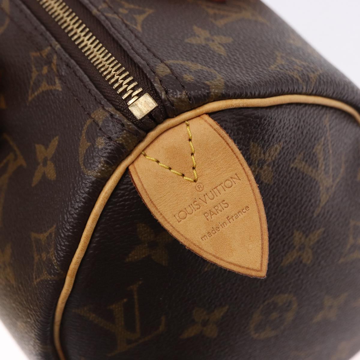 LOUIS VUITTON Monogram Speedy 25 Hand Bag M41528 LV Auth 198320V