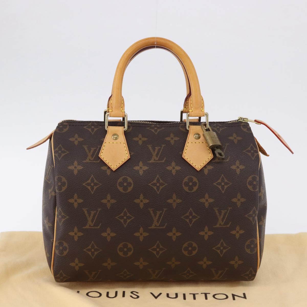 LOUIS VUITTON Monogram Speedy 25 Hand Bag M41528 LV Auth 198320V