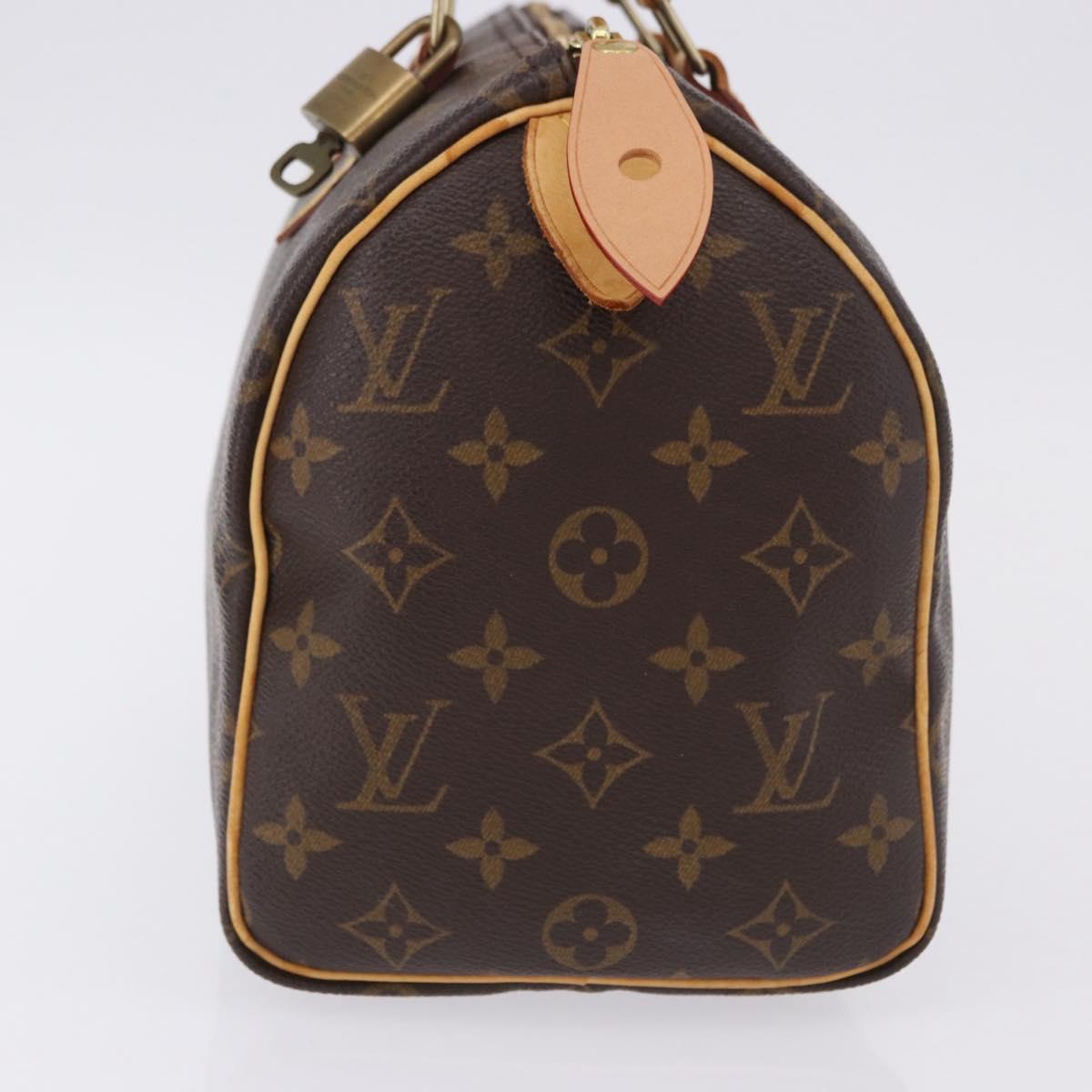 LOUIS VUITTON Monogram Speedy 25 Hand Bag M41528 LV Auth 198320V