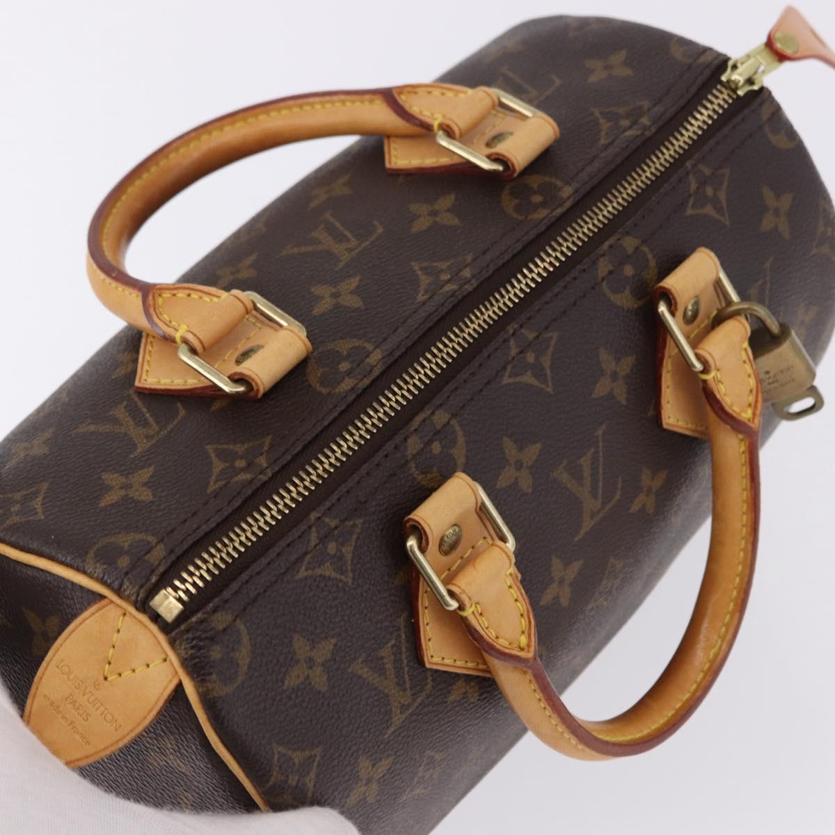 LOUIS VUITTON Monogram Speedy 25 Hand Bag M41528 LV Auth 198320V
