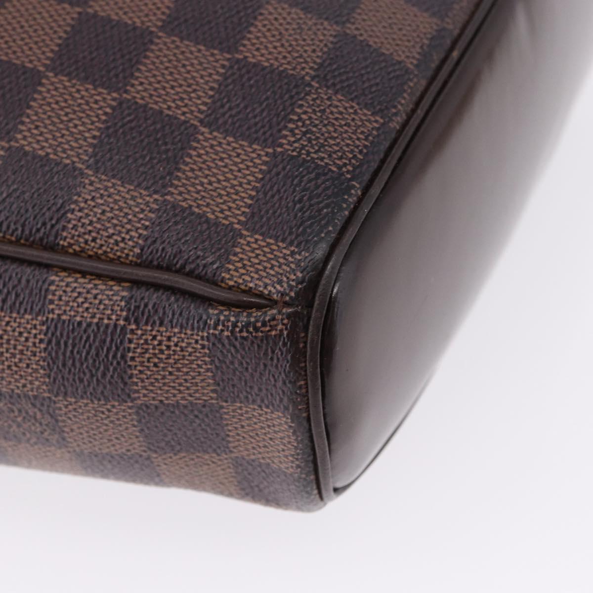 LOUIS VUITTON Damier Ebene Ipanema GM Shoulder Bag N51292 LV Auth 198334