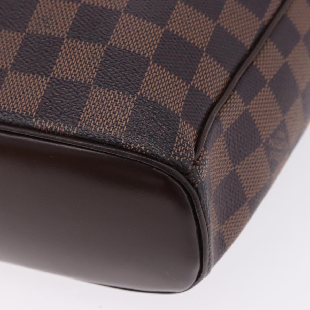 LOUIS VUITTON Damier Ebene Ipanema GM Shoulder Bag N51292 LV Auth 198334