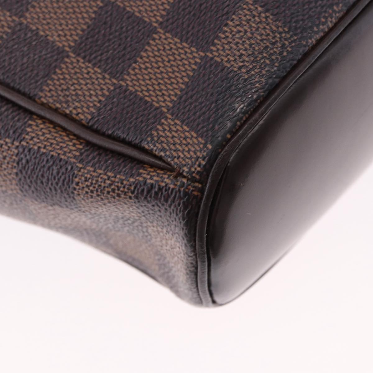 LOUIS VUITTON Damier Ebene Ipanema GM Shoulder Bag N51292 LV Auth 198334