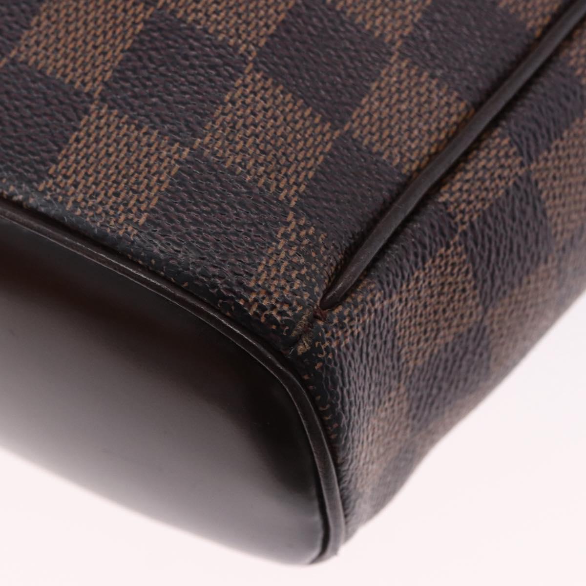 LOUIS VUITTON Damier Ebene Ipanema GM Shoulder Bag N51292 LV Auth 198334