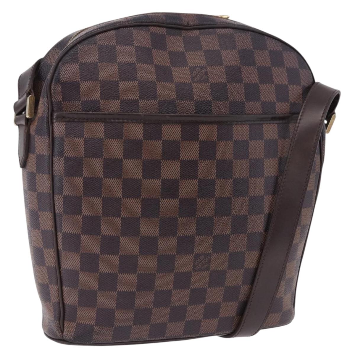 LOUIS VUITTON Damier Ebene Ipanema GM Shoulder Bag N51292 LV Auth 198334