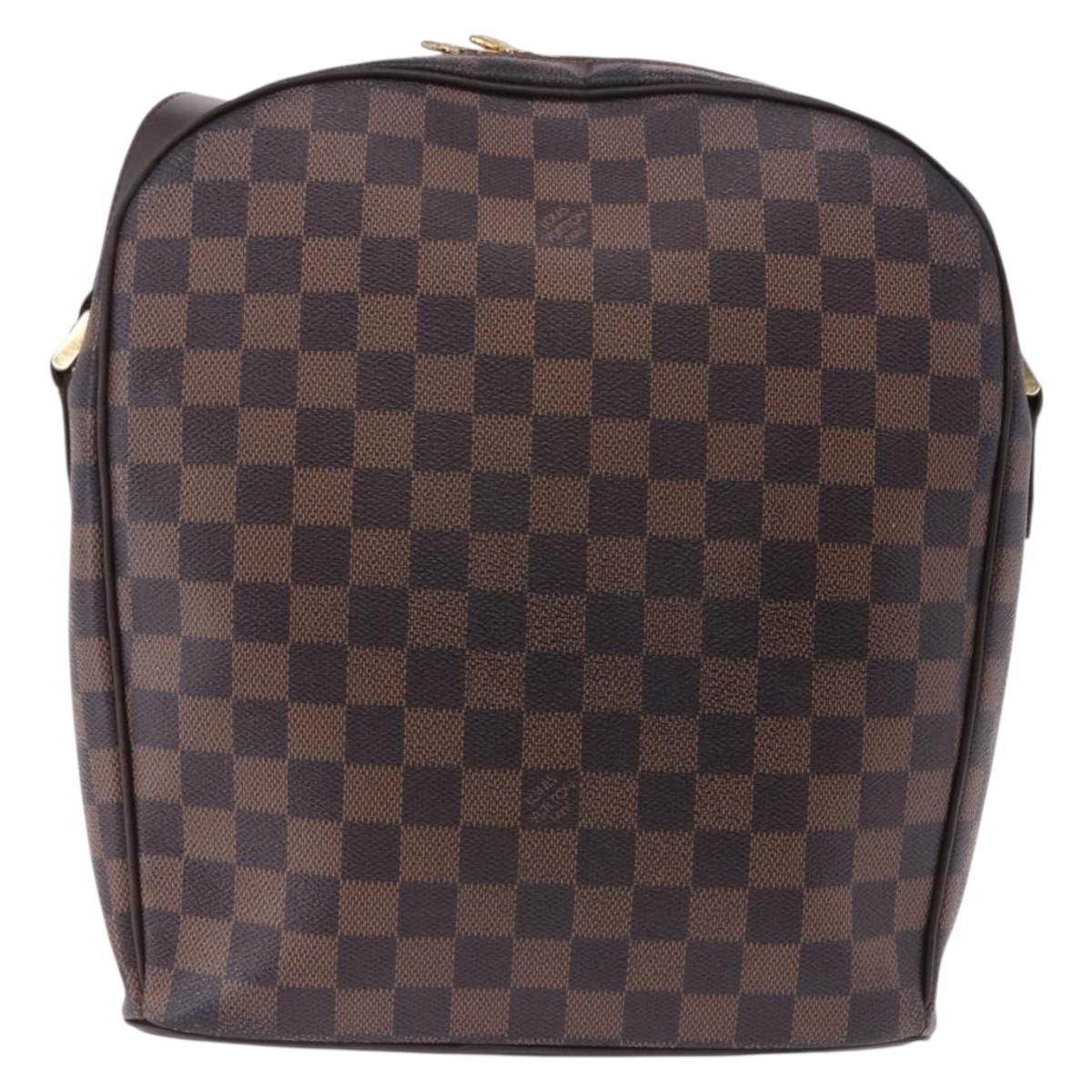 LOUIS VUITTON Damier Ebene Ipanema GM Shoulder Bag N51292 LV Auth 198334