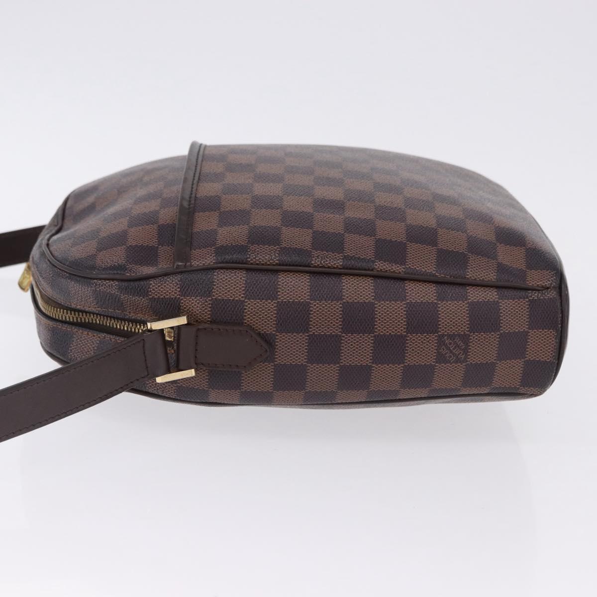 LOUIS VUITTON Damier Ebene Ipanema GM Shoulder Bag N51292 LV Auth 198334