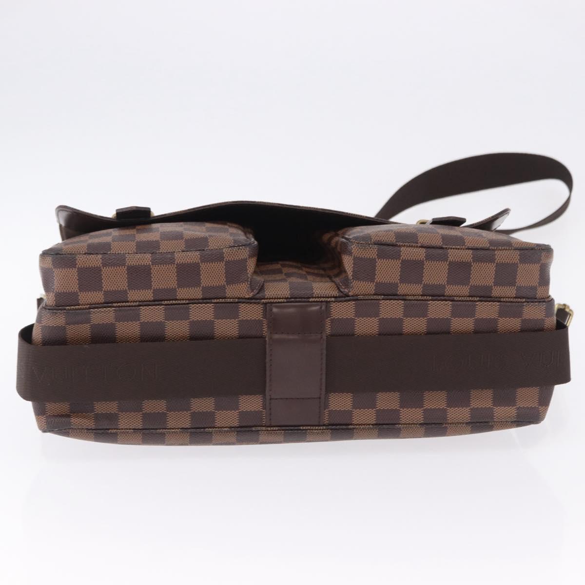 LOUIS VUITTON Damier Ebene Broadway Shoulder Bag N42270 LV Auth 198343