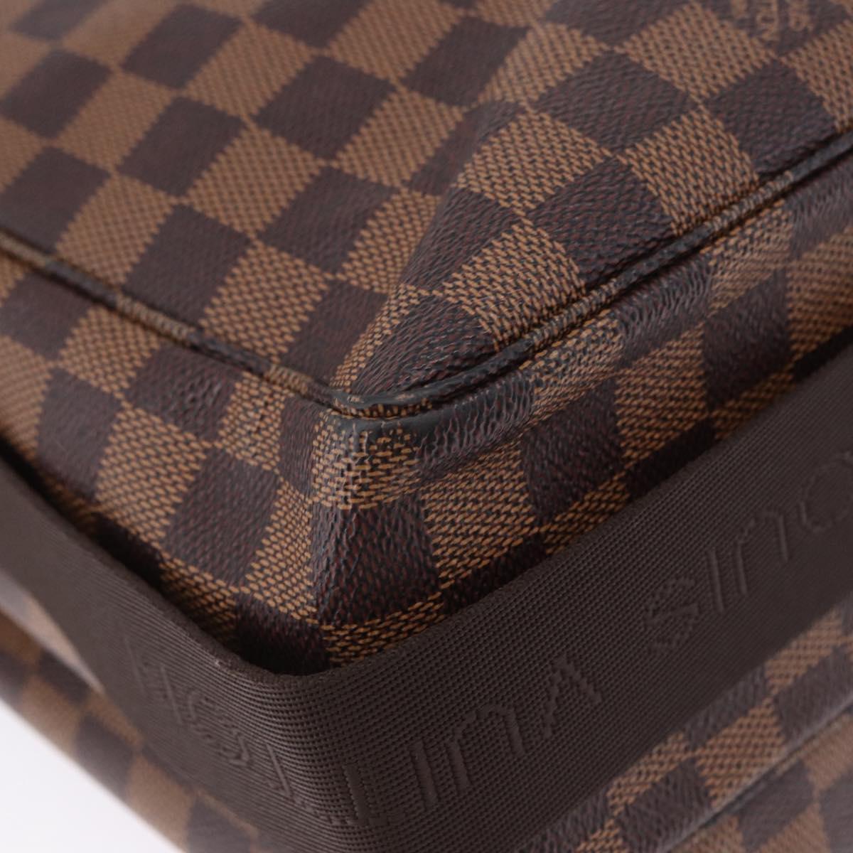 LOUIS VUITTON Damier Ebene Broadway Shoulder Bag N42270 LV Auth 198343