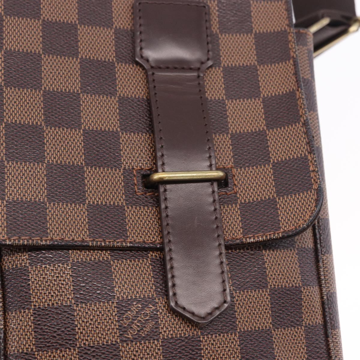 LOUIS VUITTON Damier Ebene Broadway Shoulder Bag N42270 LV Auth 198343