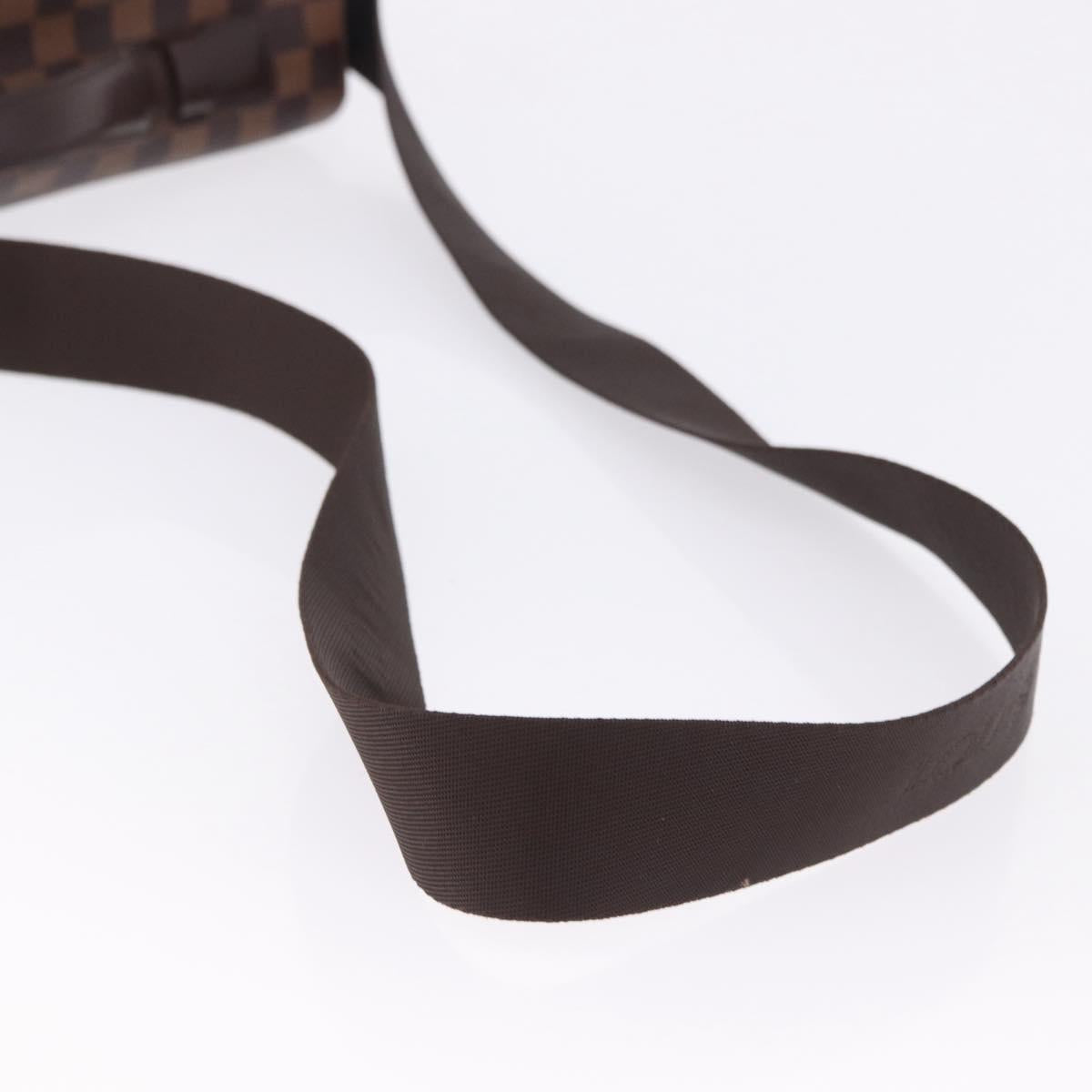 LOUIS VUITTON Damier Ebene Broadway Shoulder Bag N42270 LV Auth 198343