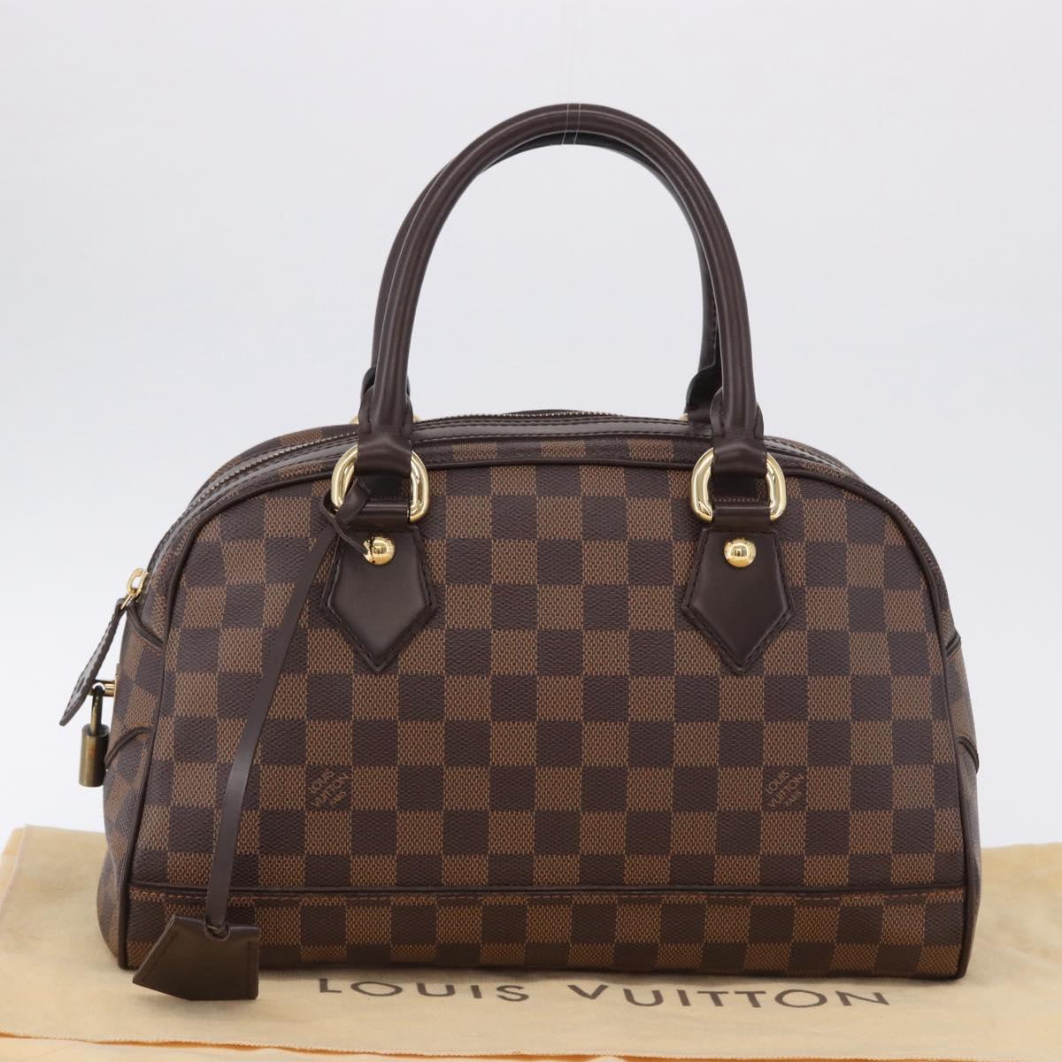LOUIS VUITTON Damier Ebene Duomo Hand Bag N60008 LV Auth 198344V