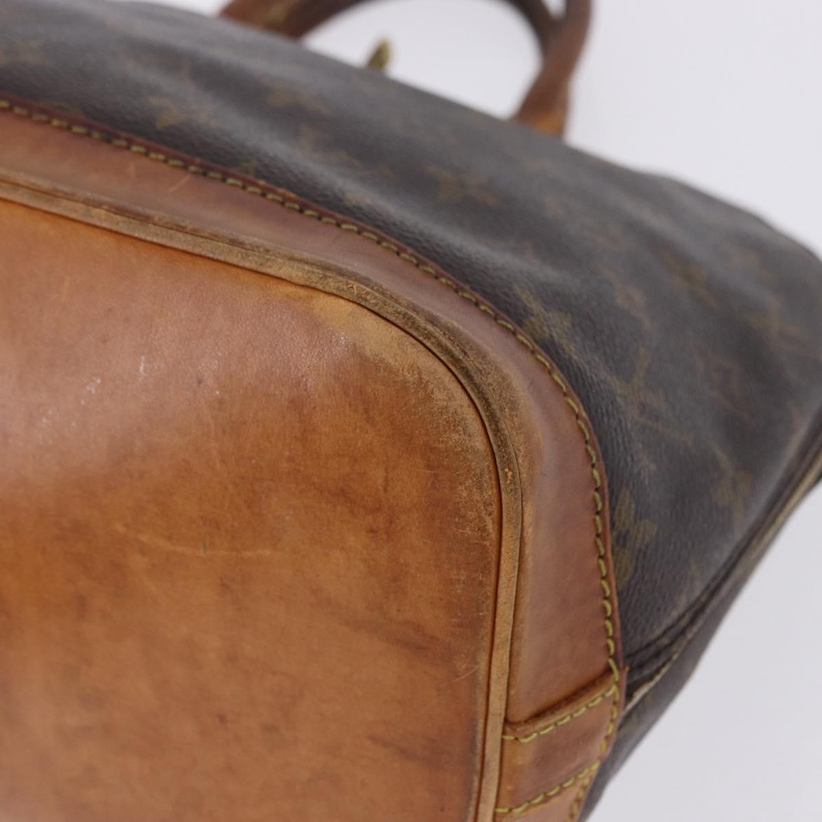 LOUIS VUITTON Monogram Alma Hand Bag M51130 LV Auth 198346
