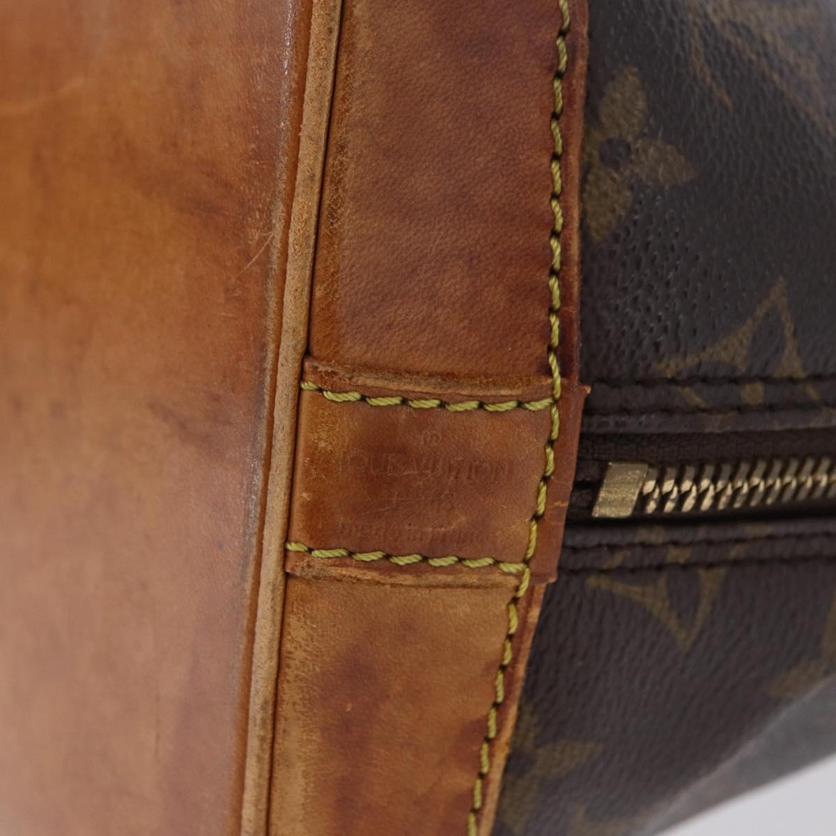 LOUIS VUITTON Monogram Alma Hand Bag M51130 LV Auth 198346